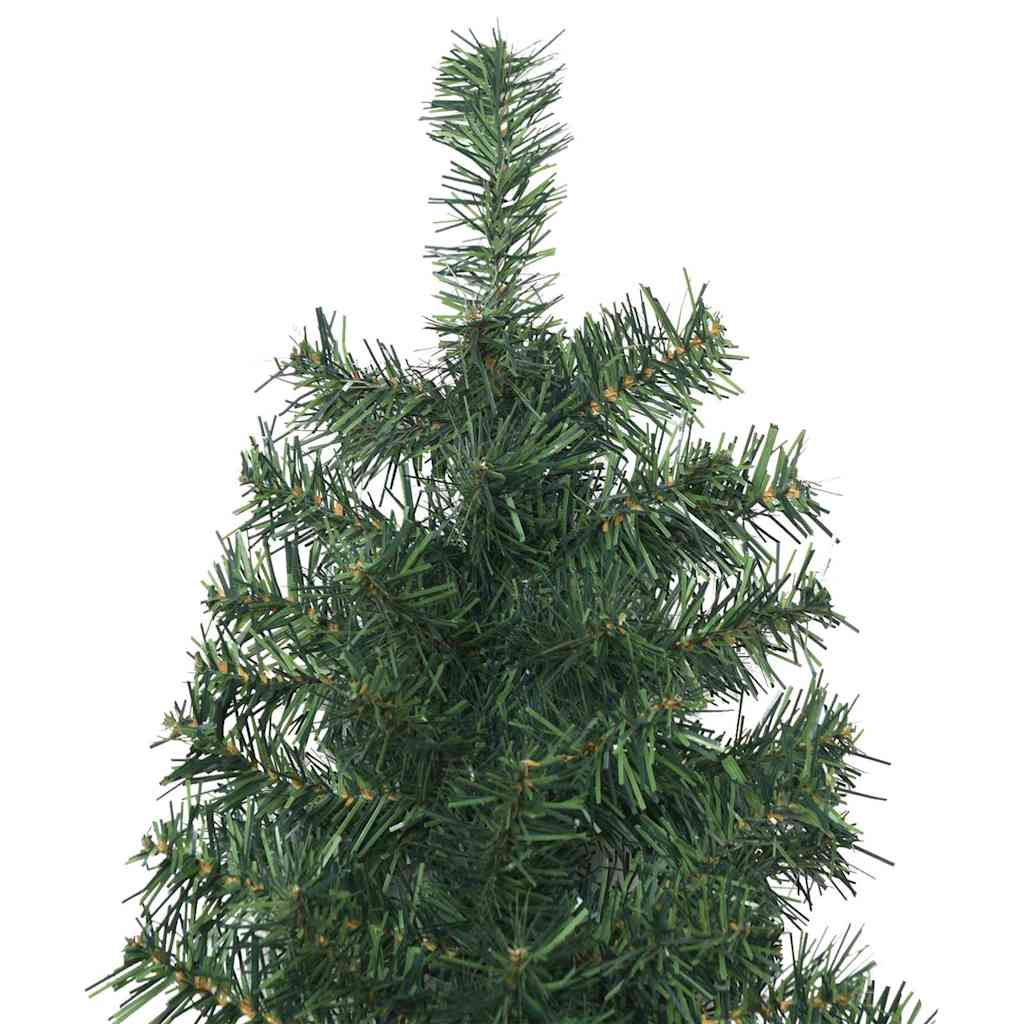vidaXL Slim Christmas Tree with Stand 270 cm PVC - Green