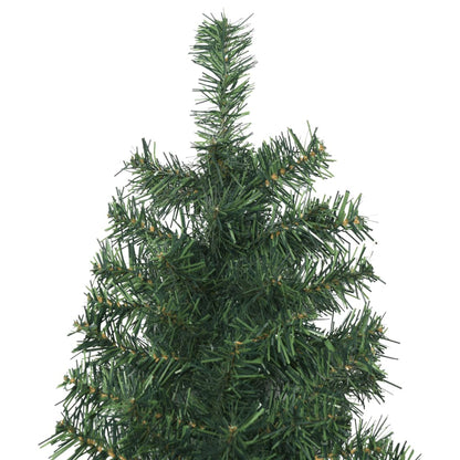 vidaXL Slim Christmas Tree with Stand 300 cm PVC - Green