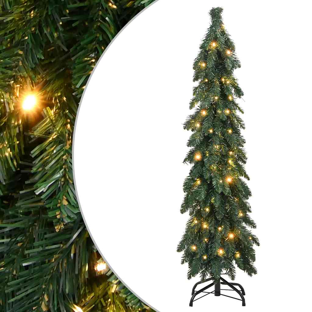 vidaXL Artificial Pre-lit Christmas Tree with 60 LEDs 120 cm - Green
