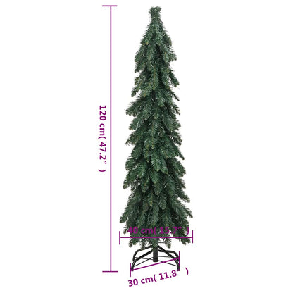 vidaXL Artificial Pre-lit Christmas Tree with 60 LEDs 120 cm - Green