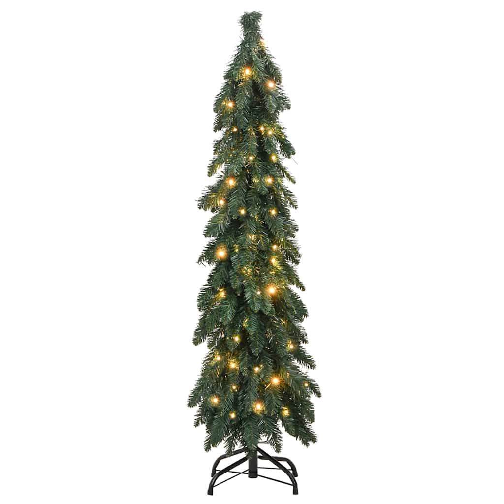vidaXL Artificial Pre-lit Christmas Tree with 60 LEDs 120 cm - Green