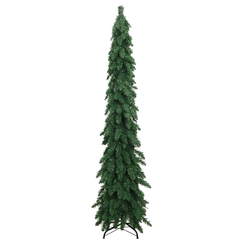 vidaXL Artificial Pre-lit Christmas Tree with 130 LEDs 210 cm - Green