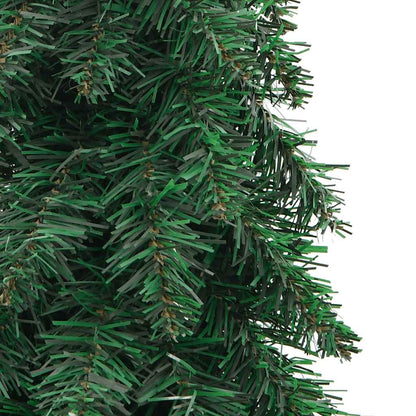 vidaXL Artificial Pre-lit Christmas Tree with 130 LEDs 210 cm - Green
