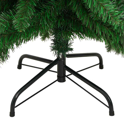 vidaXL Artificial Pre-lit Christmas Tree with 130 LEDs 210 cm - Green