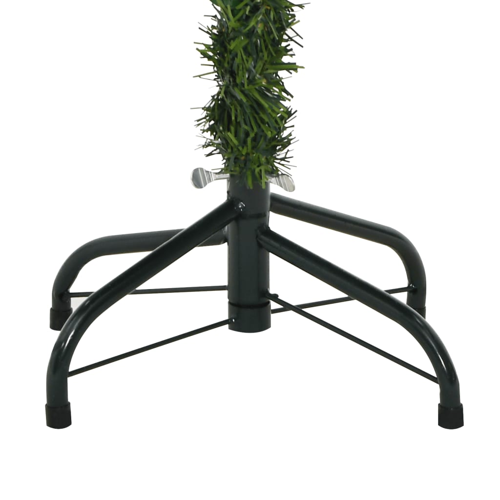 vidaXL Artificial Hinged Christmas Tree with Cones and Berries 150 cm - Green