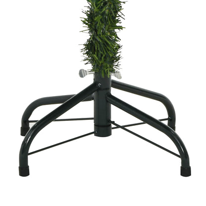 vidaXL Artificial Hinged Christmas Tree with Cones and Berries 150 cm - Green