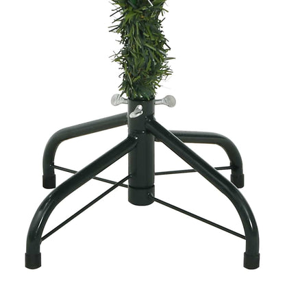 vidaXL Artificial Hinged Christmas Tree with Cones and Berries 120 cm - White