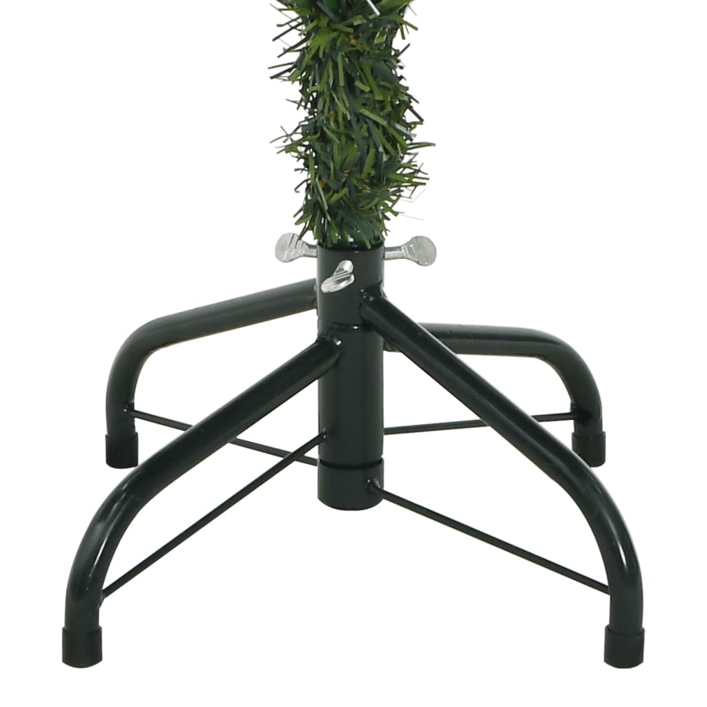vidaXL Artificial Hinged Christmas Tree with Cones and Berries 150 cm - White