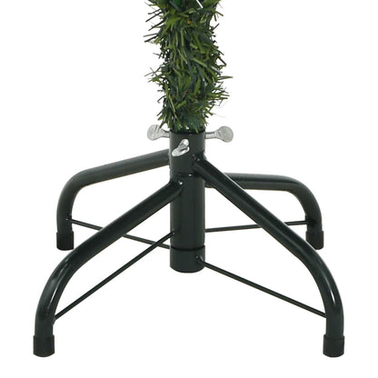 vidaXL Artificial Hinged Christmas Tree with Cones and Berries 150 cm - White