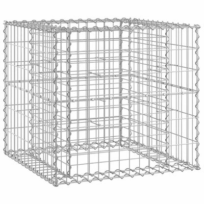 vidaXL Garden Bench with Gabion Basket Solid Wood Pine - Brown