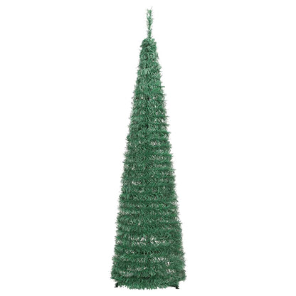 vidaXL Artificial Christmas Tree Pop-up 50 LEDs Green 120 cm - 120 x 40 cm