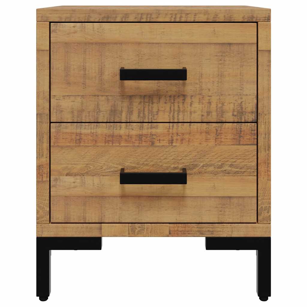 vidaXL Bedside Cabinets 2 pcs 36x30x45 cm Solid Wood Pine - Brown