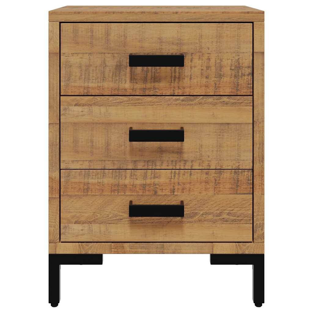 vidaXL Bedside Cabinets 2 pcs 40x30x55 cm Solid Wood Pine - Brown