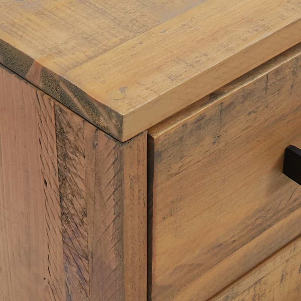 vidaXL Bedside Cabinets 2 pcs 40x30x55 cm Solid Wood Pine - Brown