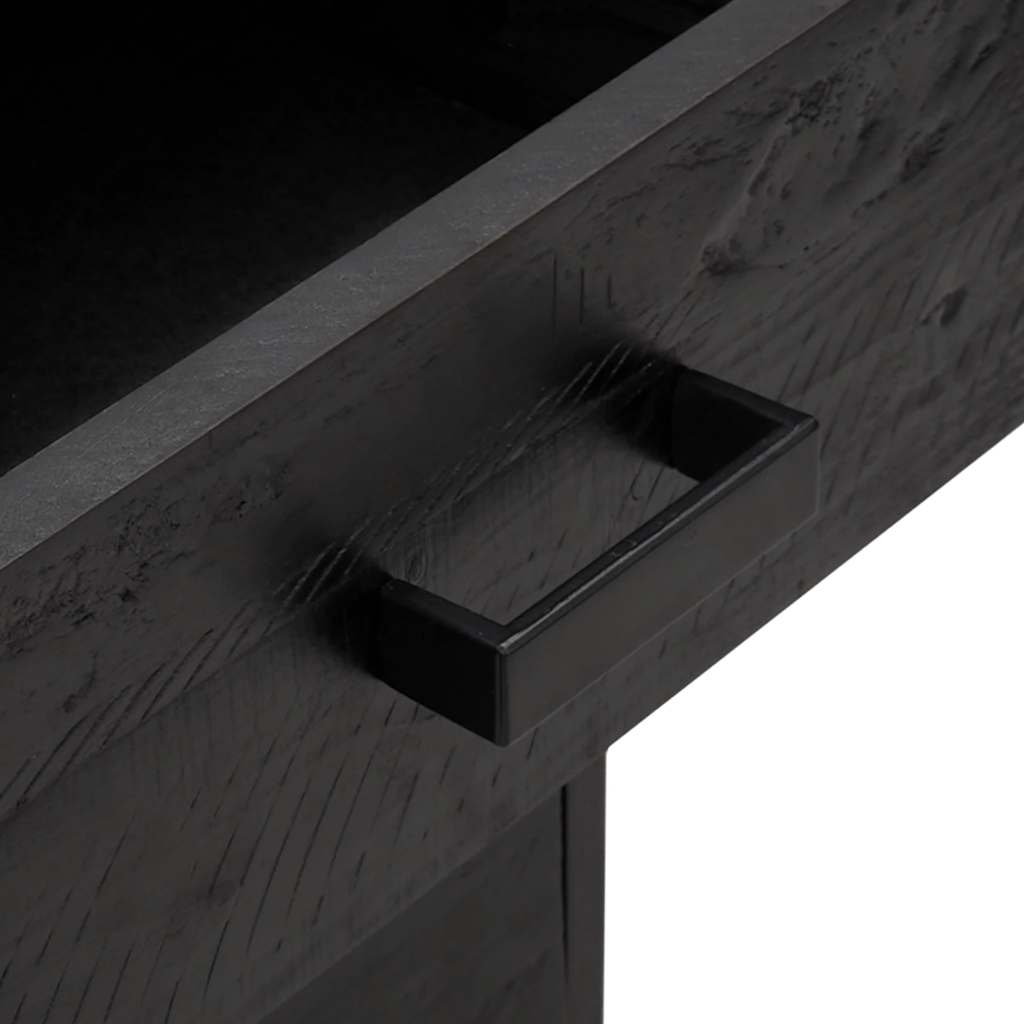 vidaXL Bedside Cabinets 2 pcs Black 40x30x55 cm Solid Wood Pine