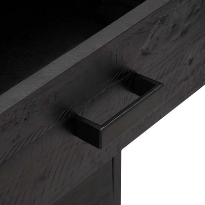vidaXL Bedside Cabinets 2 pcs Black 40x30x55 cm Solid Wood Pine