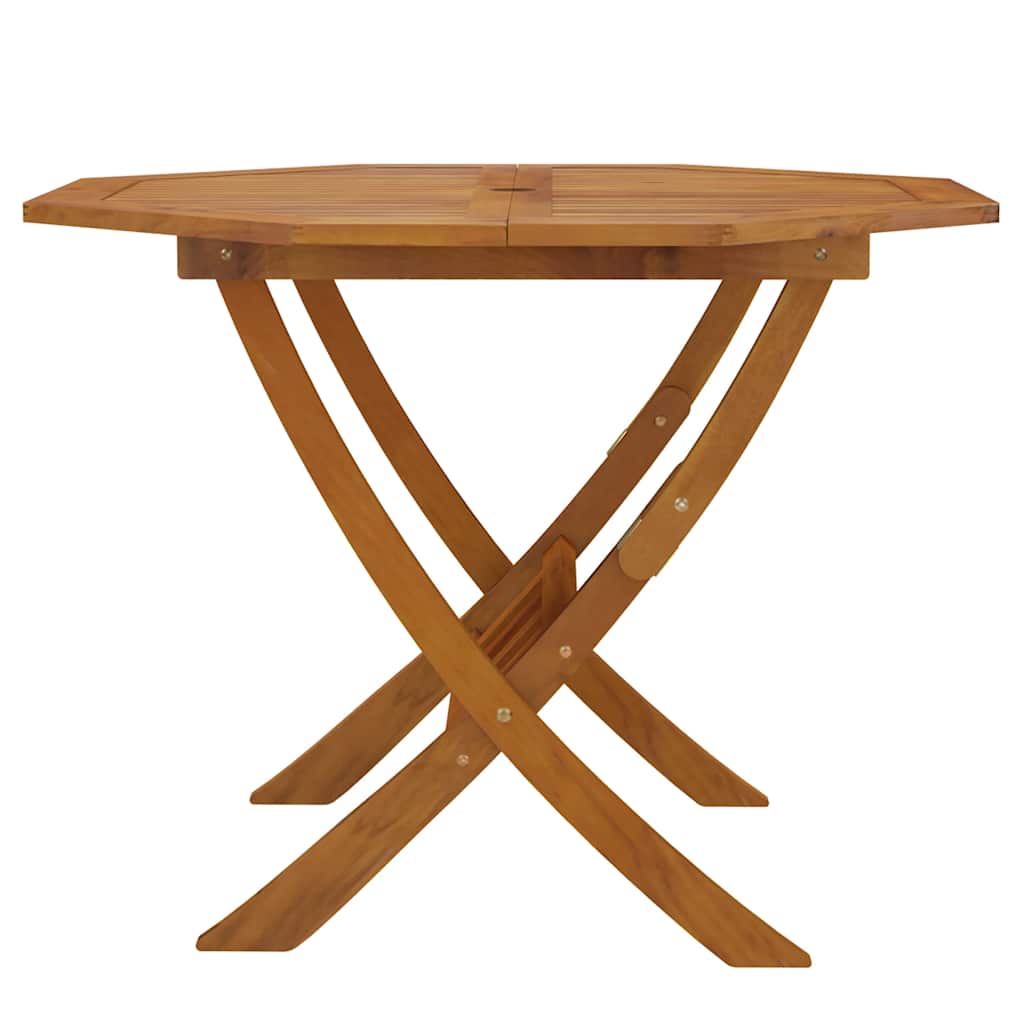vidaXL Folding Garden Table 90x75 cm Solid Wood Acacia - Brown