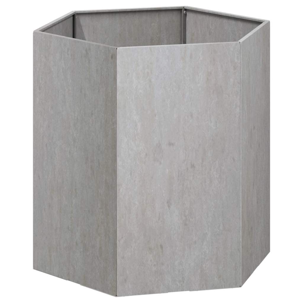 vidaXL Planter Rusty 40x40x45 cm Corten Steel - Brown - 46 x 40 x 45 cm