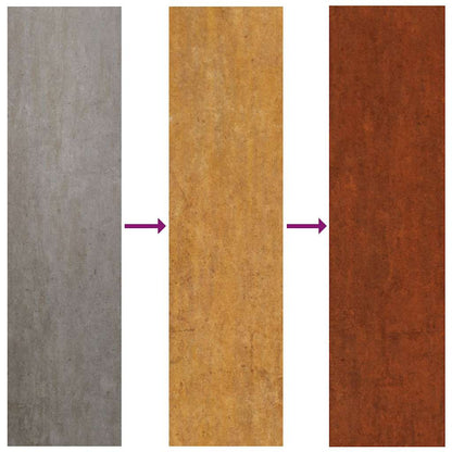 vidaXL Planter Rusty 40x40x45 cm Corten Steel - Brown - 46 x 40 x 45 cm