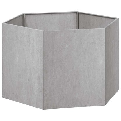 vidaXL Planter Rusty 60x60x45 cm Corten Steel - Brown - 69 x 60 x 45 cm