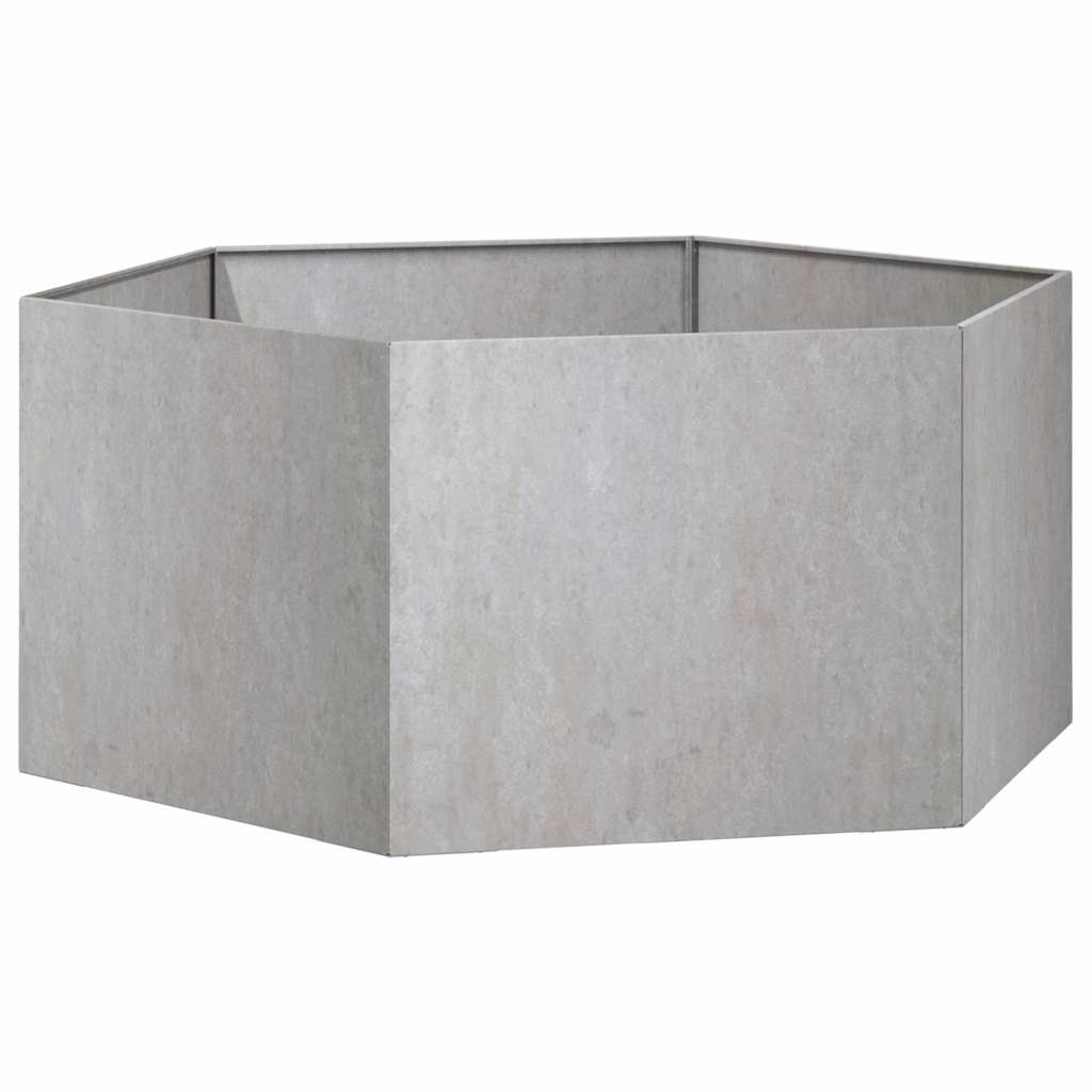 vidaXL Planter Rusty 90x90x45 cm Corten Steel - Brown - 104 x 90 x 45 cm