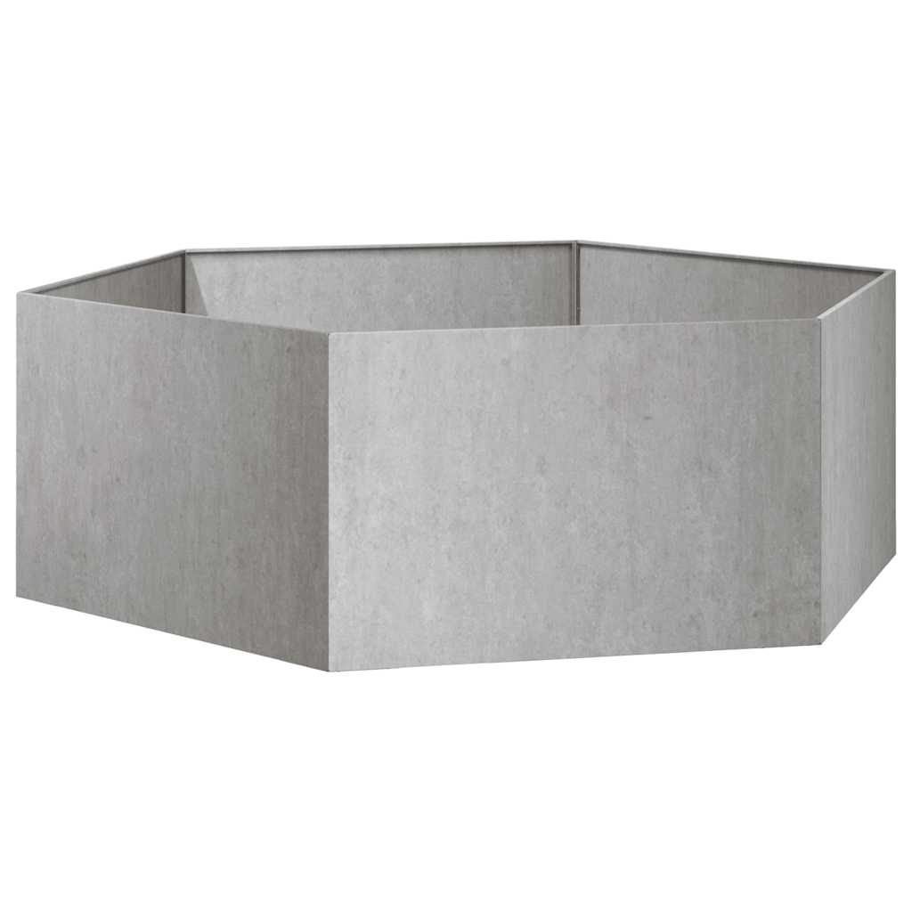 vidaXL Planter Rusty 138x120x45 cm Corten Steel - Brown