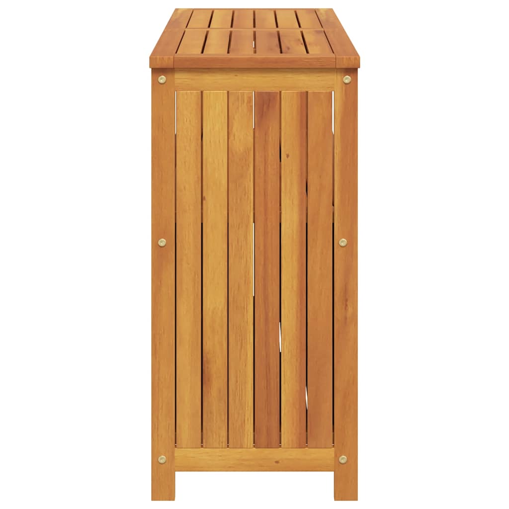 vidaXL Garden Console Table 110x35x75 cm Solid Wood Acacia - Brown