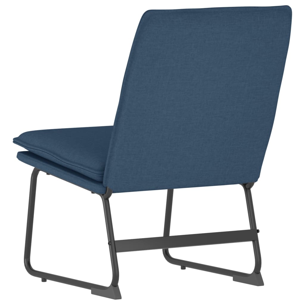 vidaXL Lounge Chair Blue 52x75x76 cm Fabric