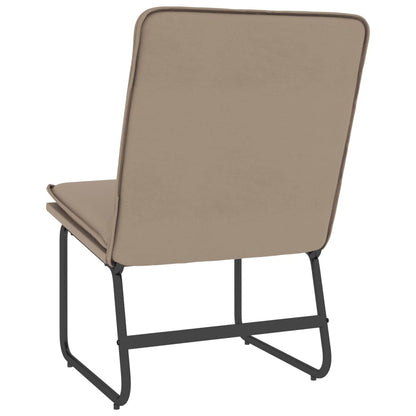 vidaXL Lounge Chair Cappuccino 54x75x76 cm Faux Leather - Brown