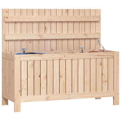 vidaXL Garden Storage Box 108x42.5x54 cm Solid Wood Pine - Brown