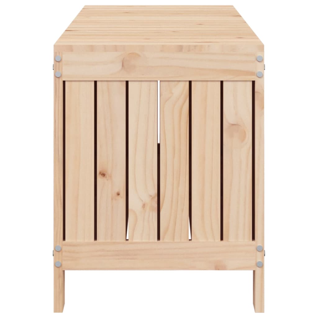 vidaXL Garden Storage Box 108x42.5x54 cm Solid Wood Pine - Brown