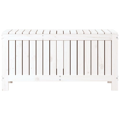 vidaXL Garden Storage Box White 108x42.5x54 cm Solid Wood Pine