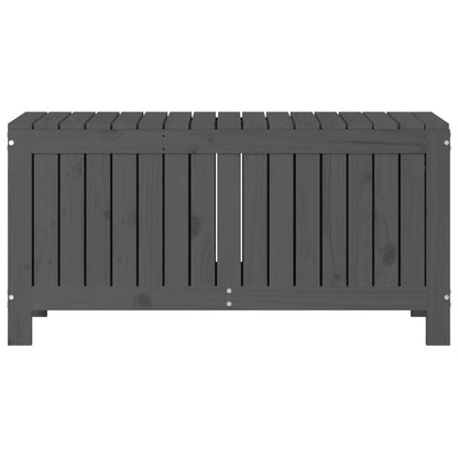 vidaXL Garden Storage Box Grey 108x42.5x54 cm Solid Wood Pine