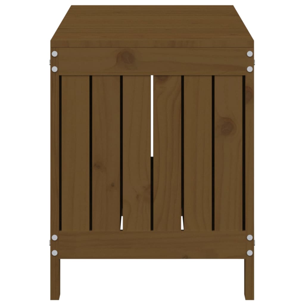 vidaXL Garden Storage Box Honey Brown 108x42.5x54 cm Solid Wood Pine