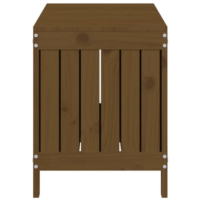 vidaXL Garden Storage Box Honey Brown 108x42.5x54 cm Solid Wood Pine