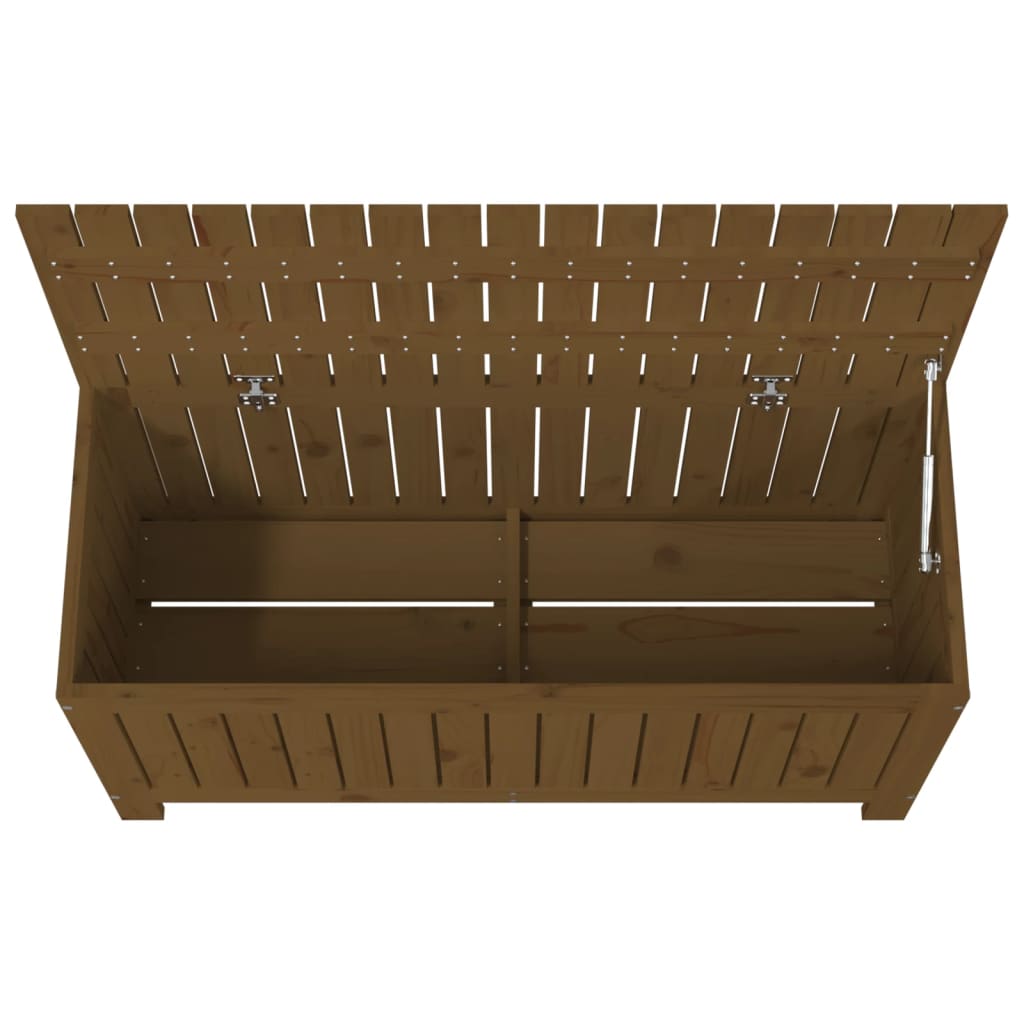 vidaXL Garden Storage Box Honey Brown 108x42.5x54 cm Solid Wood Pine