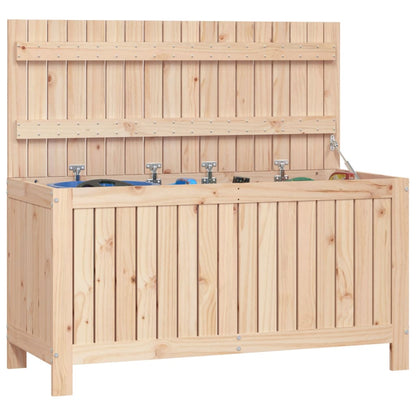 vidaXL Garden Storage Box 115x49x60 cm Solid Wood Pine - Brown