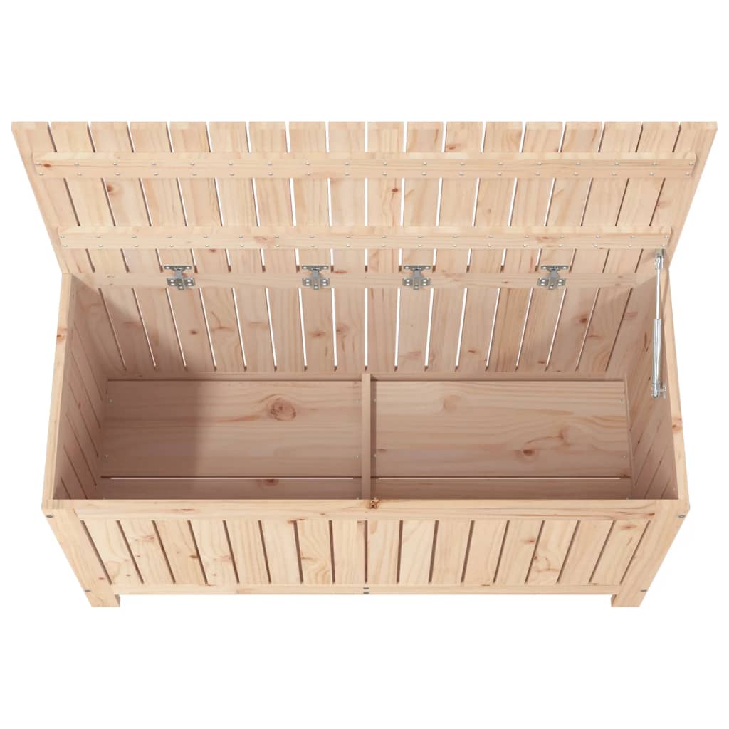 vidaXL Garden Storage Box 115x49x60 cm Solid Wood Pine - Brown