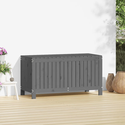 vidaXL Garden Storage Box Grey 115x49x60 cm Solid Wood Pine