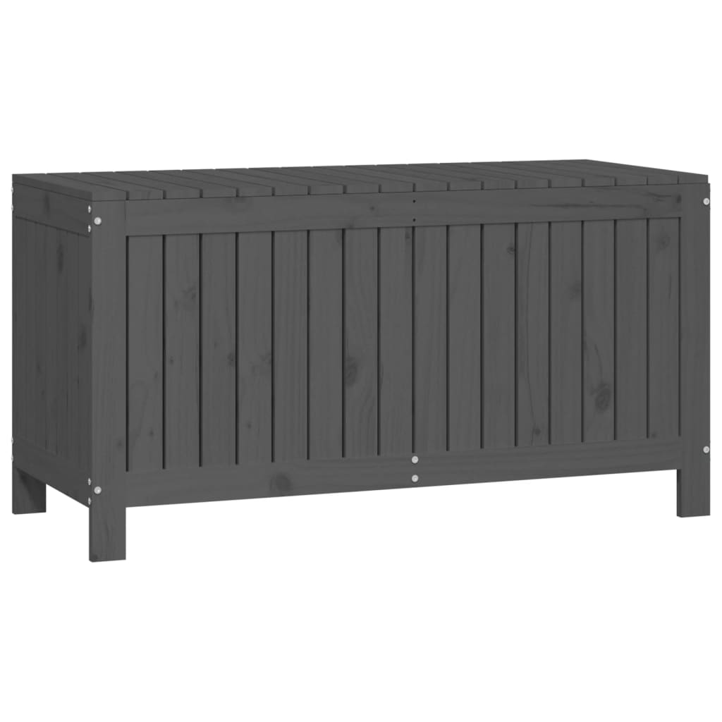 vidaXL Garden Storage Box Grey 115x49x60 cm Solid Wood Pine