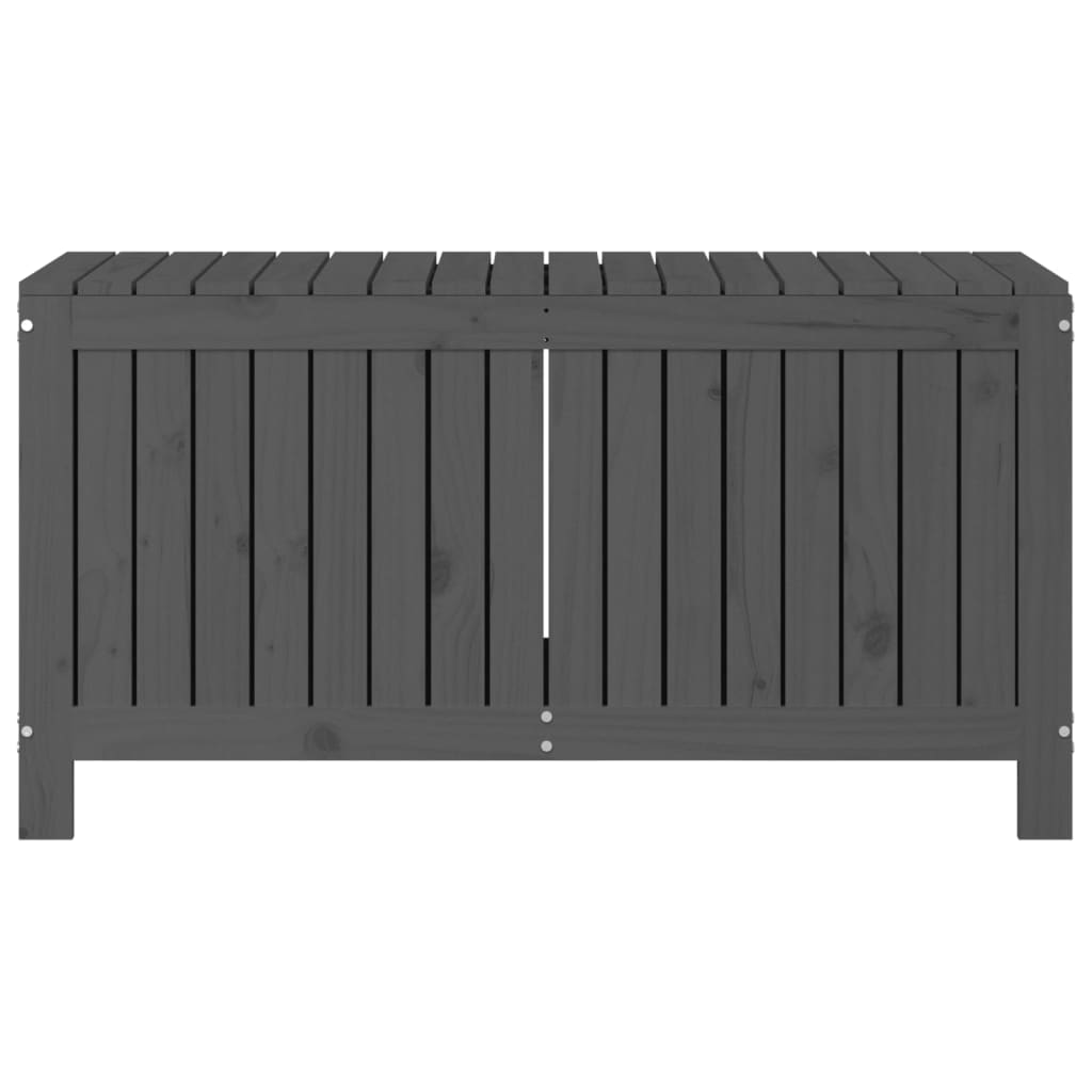 vidaXL Garden Storage Box Grey 115x49x60 cm Solid Wood Pine