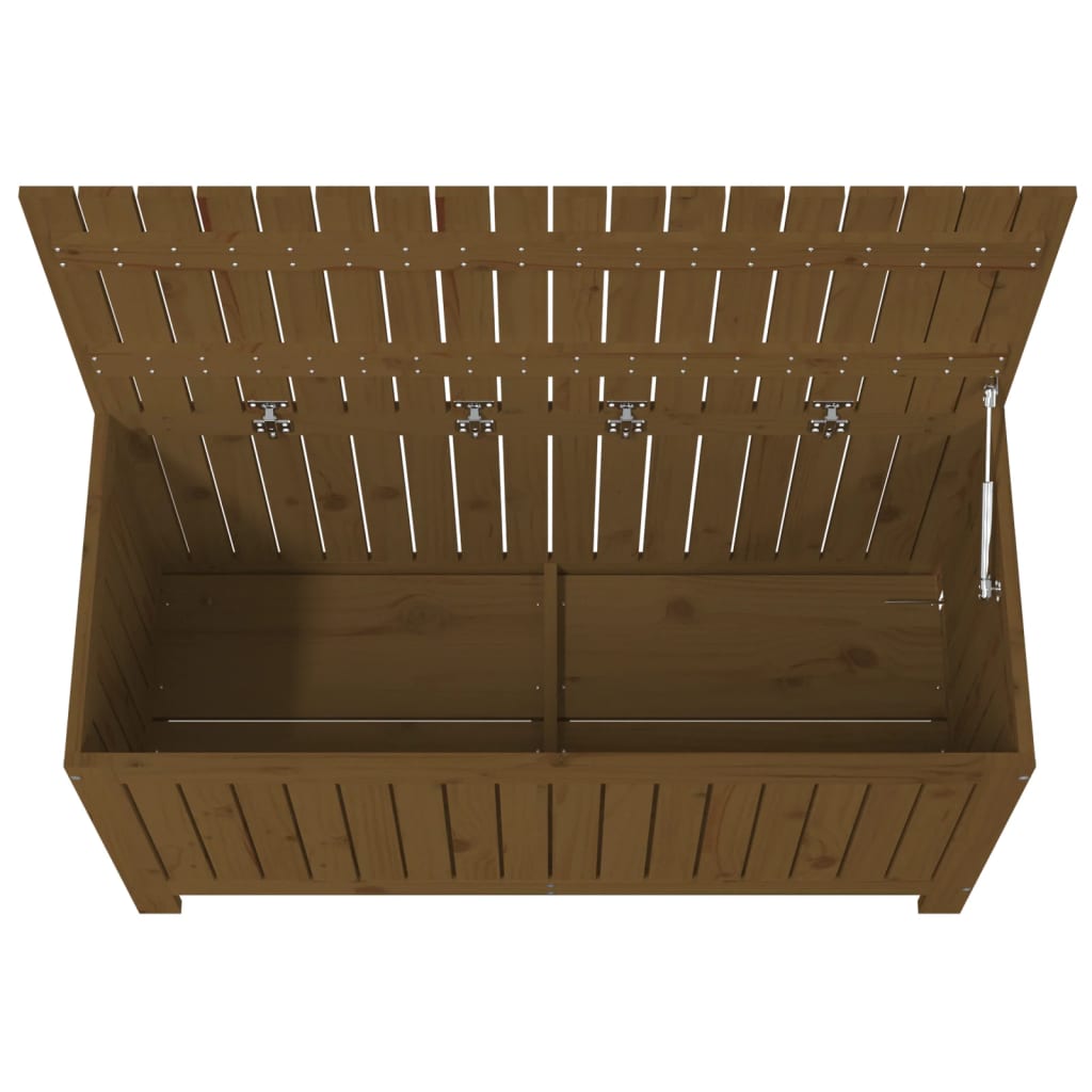 vidaXL Garden Storage Box Honey Brown 115x49x60 cm Solid Wood Pine