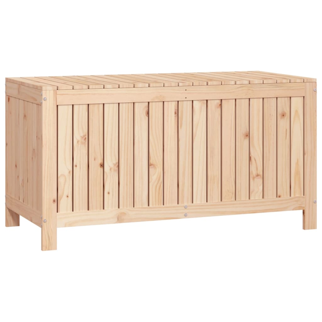 vidaXL Garden Storage Box 121x55x64 cm Solid Wood Pine - Brown