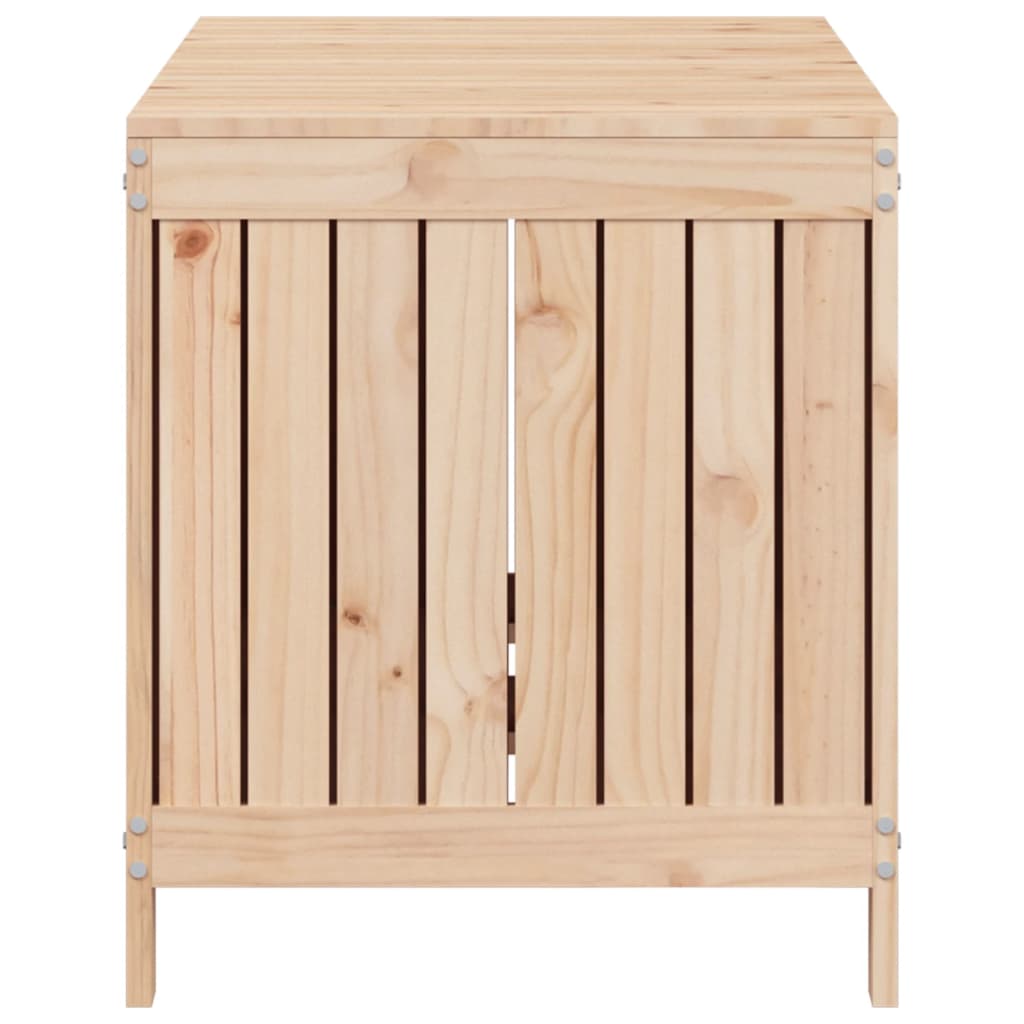 vidaXL Garden Storage Box 121x55x64 cm Solid Wood Pine - Brown