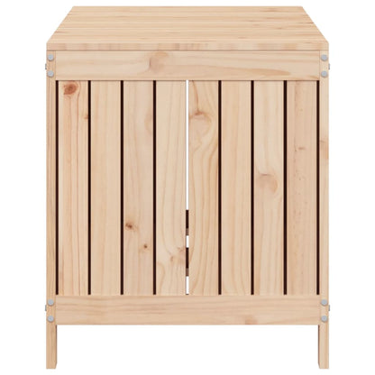 vidaXL Garden Storage Box 121x55x64 cm Solid Wood Pine - Brown