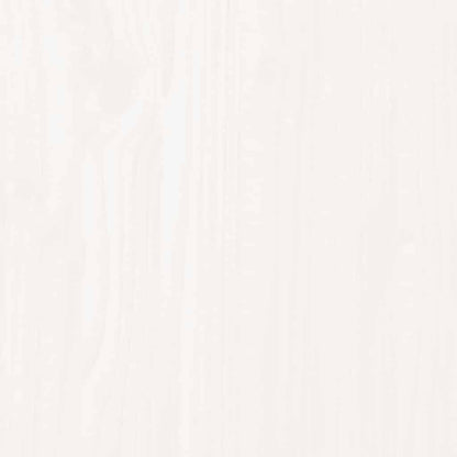 vidaXL Garden Storage Box | White | Solid Pine Wood | Medium - 147 x 68 x 64 cm