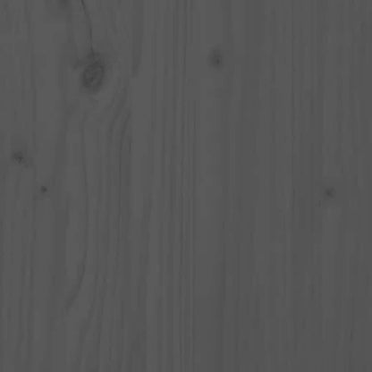 vidaXL Garden Storage Box | Grey | Solid Pine Wood | Large | Rustic | Durable - 147 x 68 x 64 cm