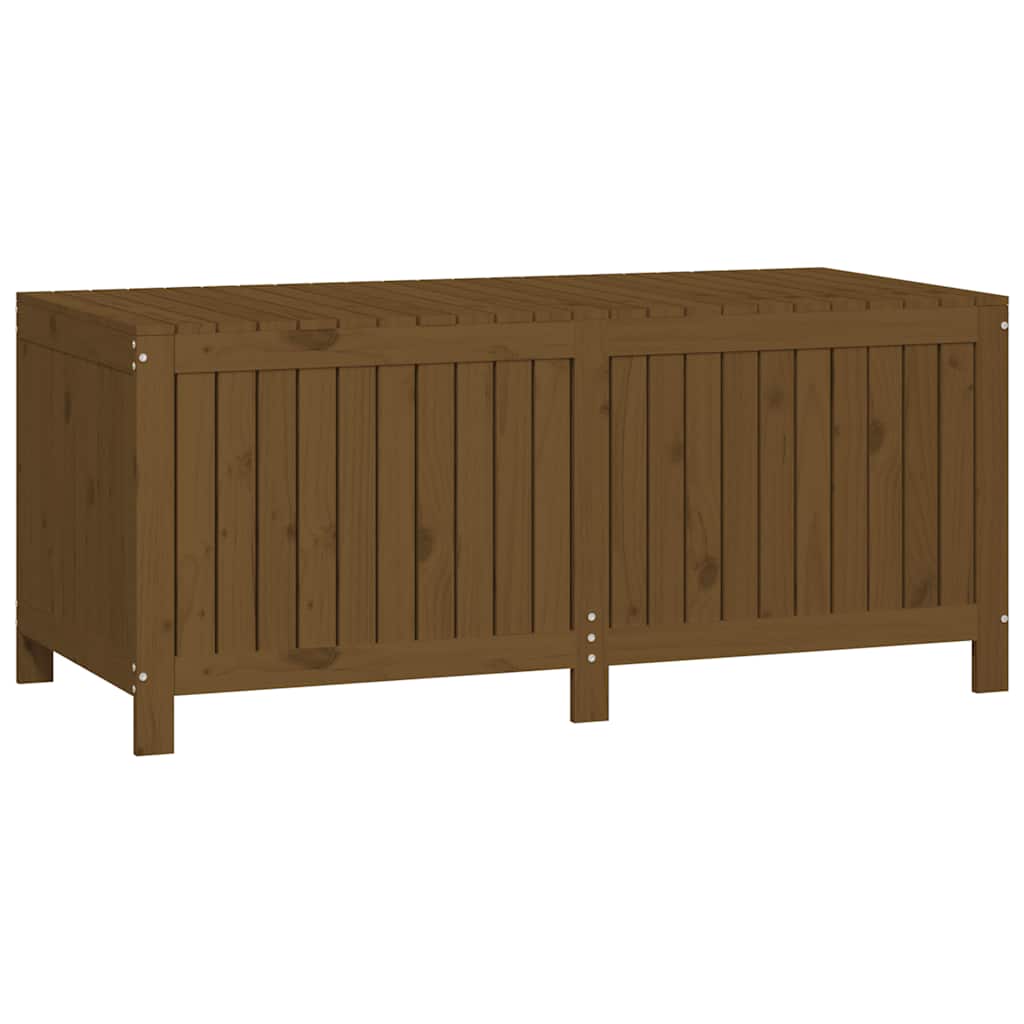 vidaXL Garden Storage Box | Honey brown | Solid pine wood | 147x68x64 cm