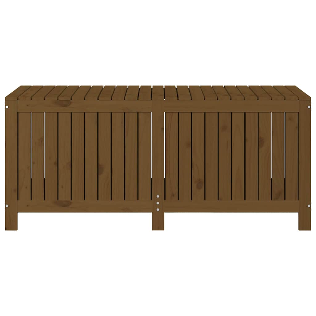 vidaXL Garden Storage Box | Honey brown | Solid pine wood | 147x68x64 cm