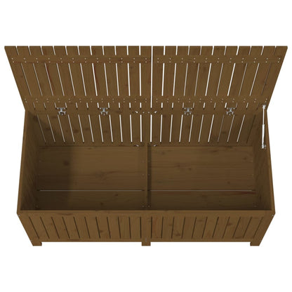 vidaXL Garden Storage Box | Honey brown | Solid pine wood | 147x68x64 cm